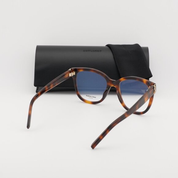 Saint Laurent SLM97 003 Square Eyeglasses - Havana 54mm - Picture 11 of 11